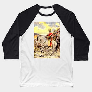 Menelik II of Ethiopia, Battle of Adwa, illustration (C036/6546) Baseball T-Shirt